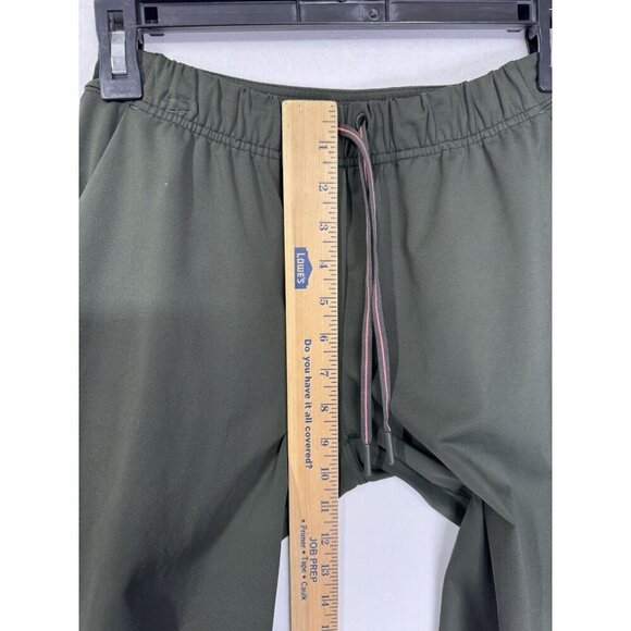 Lululemon Jet Crop Slim Pants Womens 2 Gator Green Luxtreme 7/8 Drawstring - Picture 11 of 12